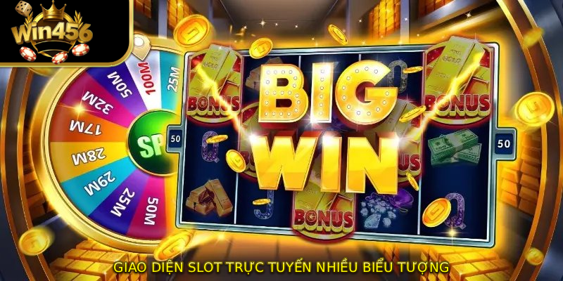 Giao diện slot trực tuyến nhiều biểu tượng