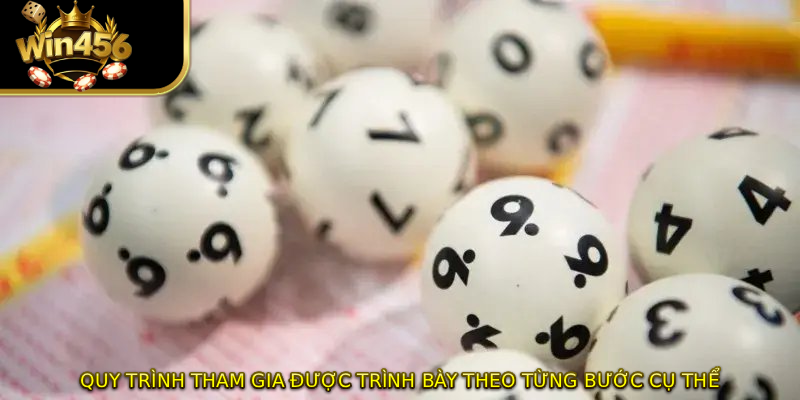 Quy trình tham gia được trình bày theo từng bước cụ thể