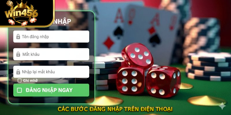 Các bước đăng nhập trên điện thoại