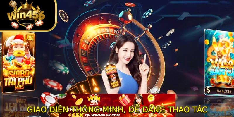 Giao diện thông minh, dễ dàng thao tác